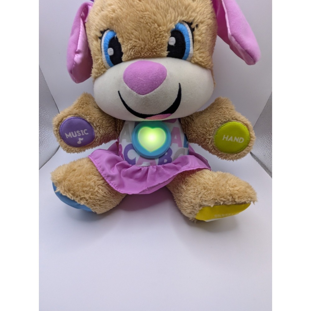 Fisher Price Laugh And Learn Smart Stages‎ Plush Sis Sings Colors FP Puppy Dog
